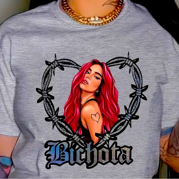 Womens karol g t shirt XL grey - Picture 1 of 1